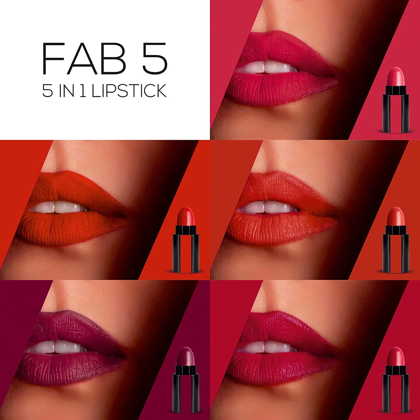 Renee Cosmetics FAB5 5 in 1 Lipstick