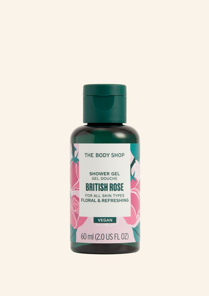 The Body Shop Vegan British Rose Shower Gel, 250 Ml