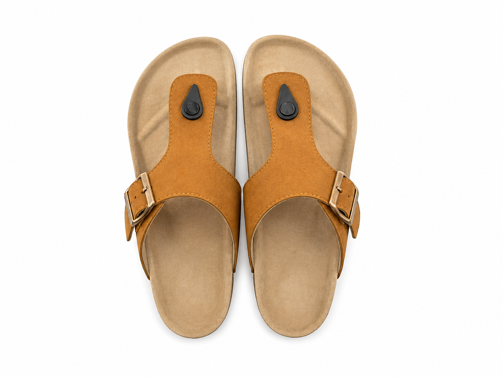Trueman's London Men’s Toe Ring Sandals | Vegan Leather