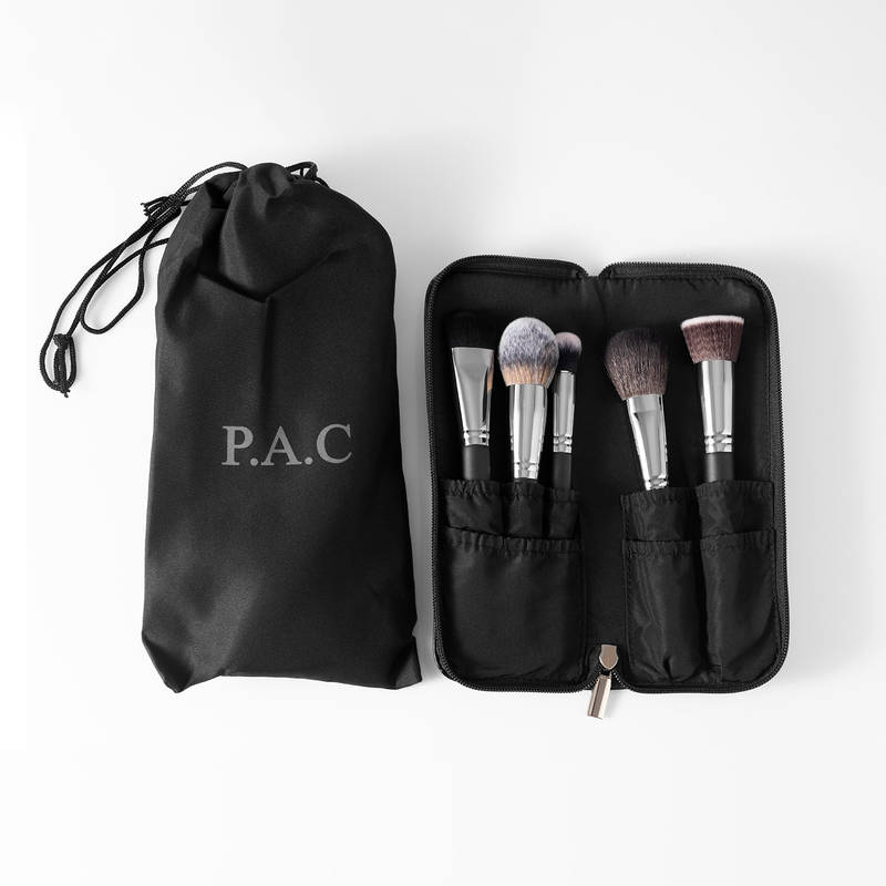 PAC Face Series - 5 Brushes Seamless Application Easy to Hold Synthetic & Natural Bristles