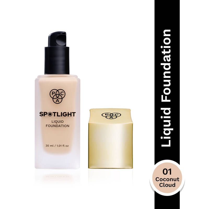 PAC Spotlight Liquid Foundation - Full Coverage Longlasting Waterproof Formula