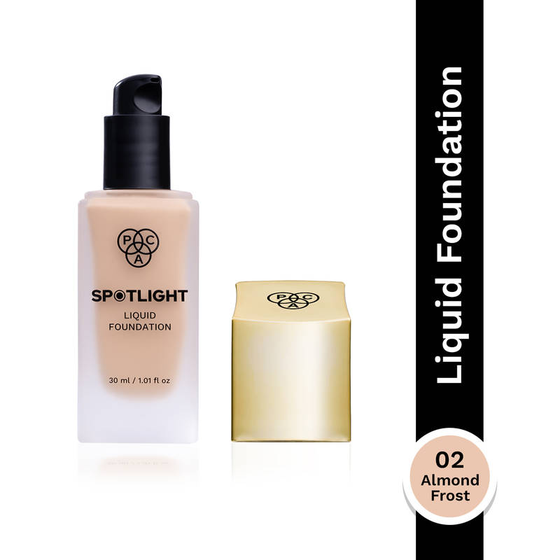 PAC Spotlight Liquid Foundation - Full Coverage Longlasting Waterproof Formula