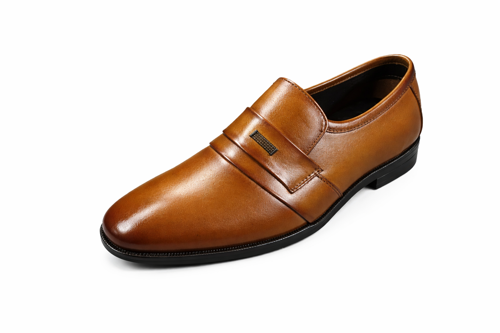 Trueman's London Men’s Formal Slip-On Shoes | Crust Leather