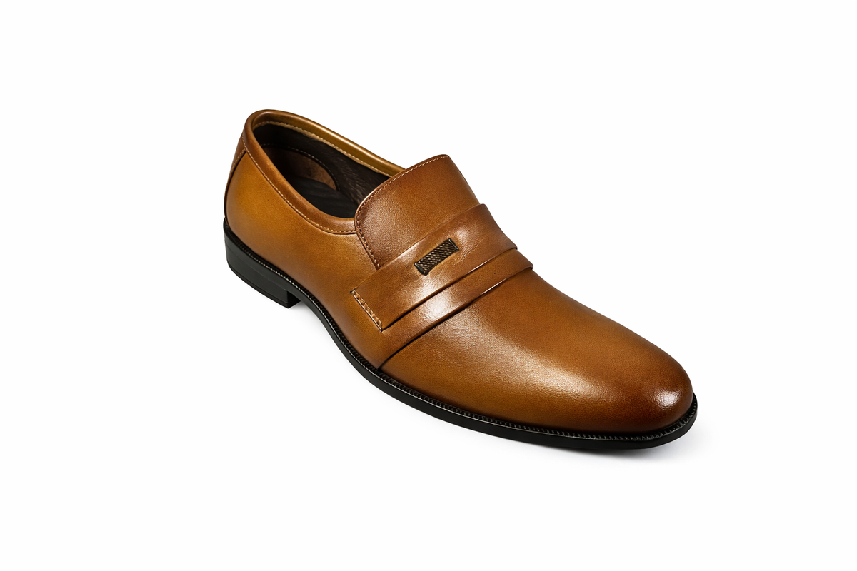 Trueman's London Men’s Formal Slip-On Shoes | Crust Leather