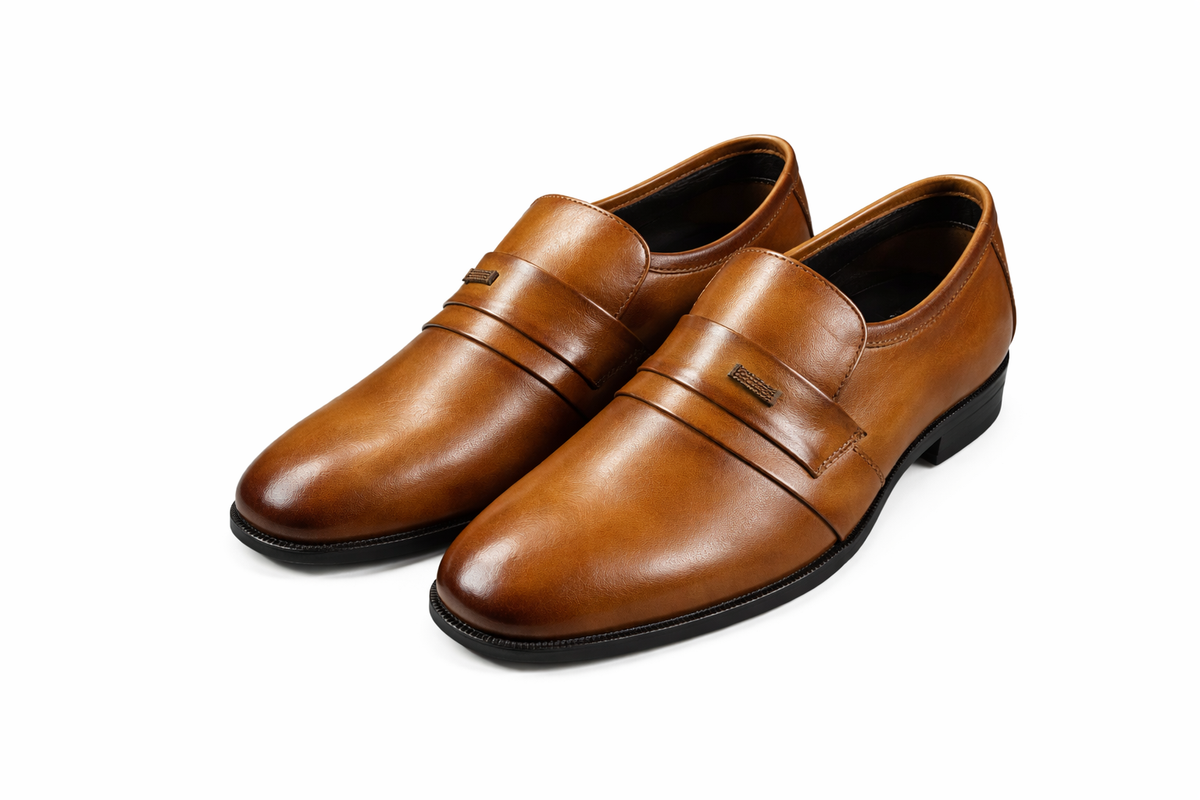 Trueman's London Men’s Formal Slip-On Shoes | Crust Leather
