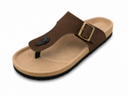 Trueman's London Men’s Toe Ring Sandals | Vegan Leather