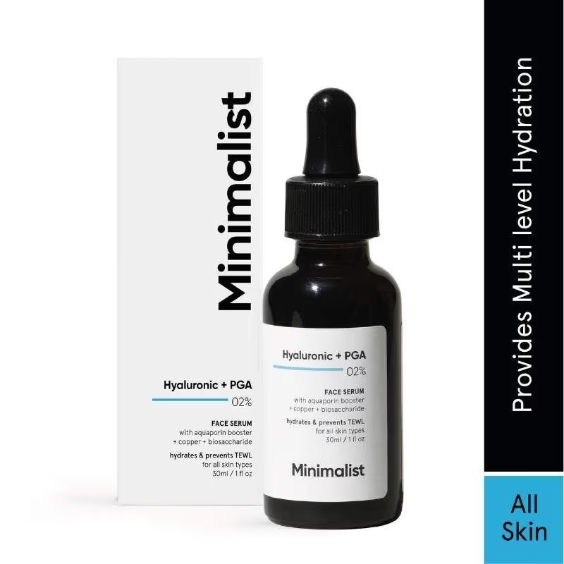 Minimalist 2% Hyaluronic Acid + PGA Face Serum For Deep, Multilevel Hydration (30ml) Face serum from HAVIN
