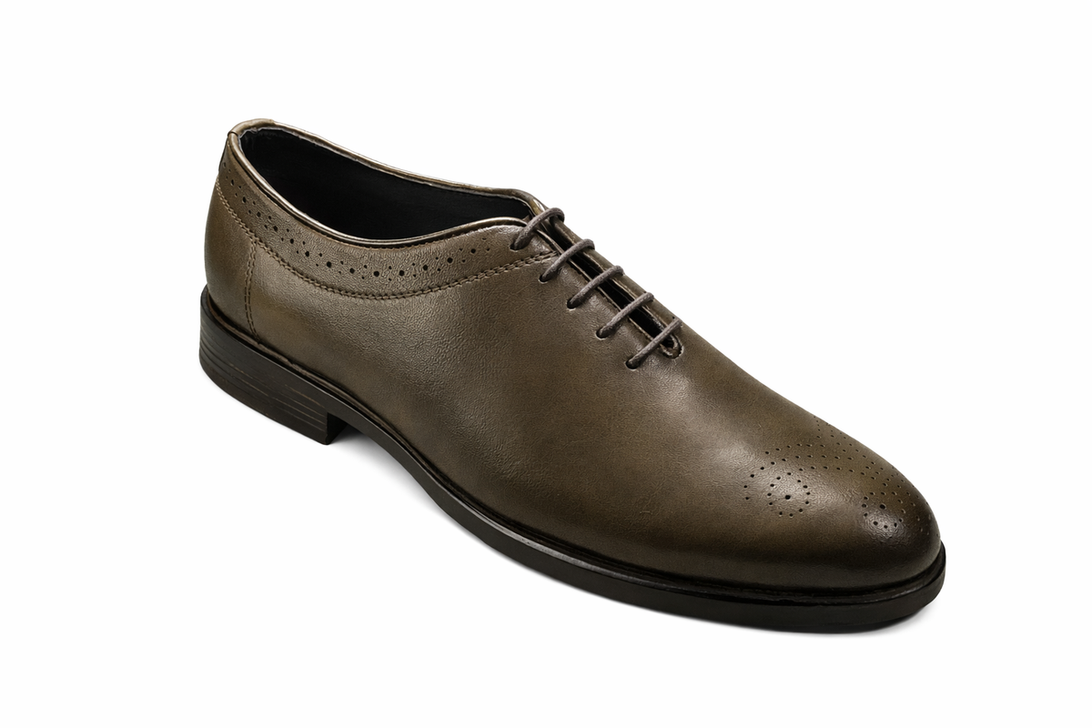 Trueman's London Wholecut Oxford Shoes | Crust Leather