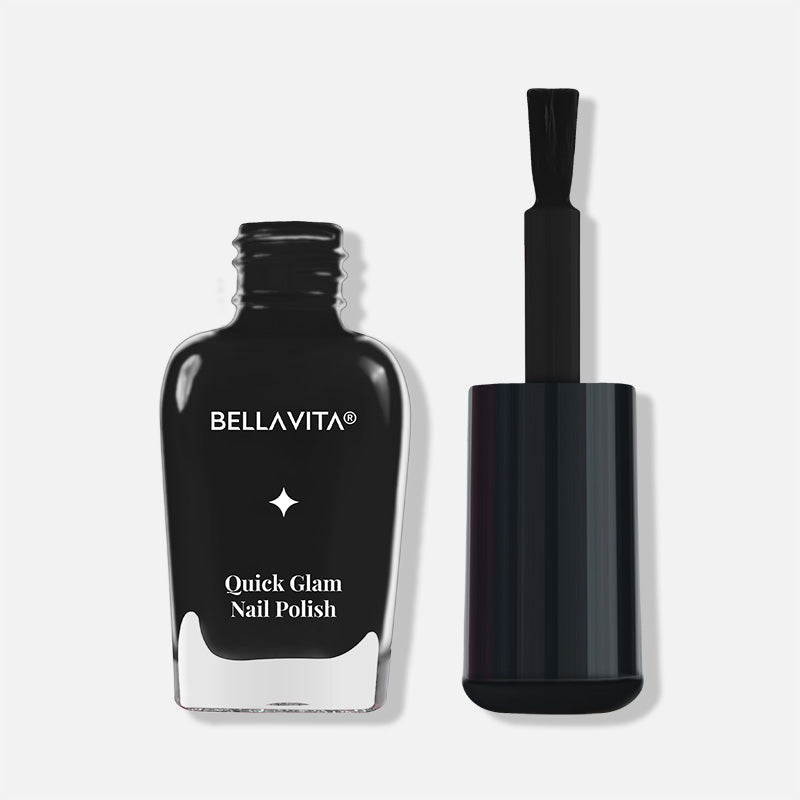 Quick Glam Nail Paint - 10ml (Clear Night)
