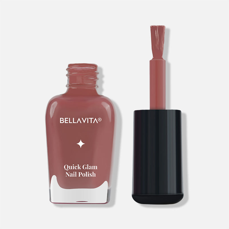 Quick Glam Nail Paint - 10ml (First Coffee)