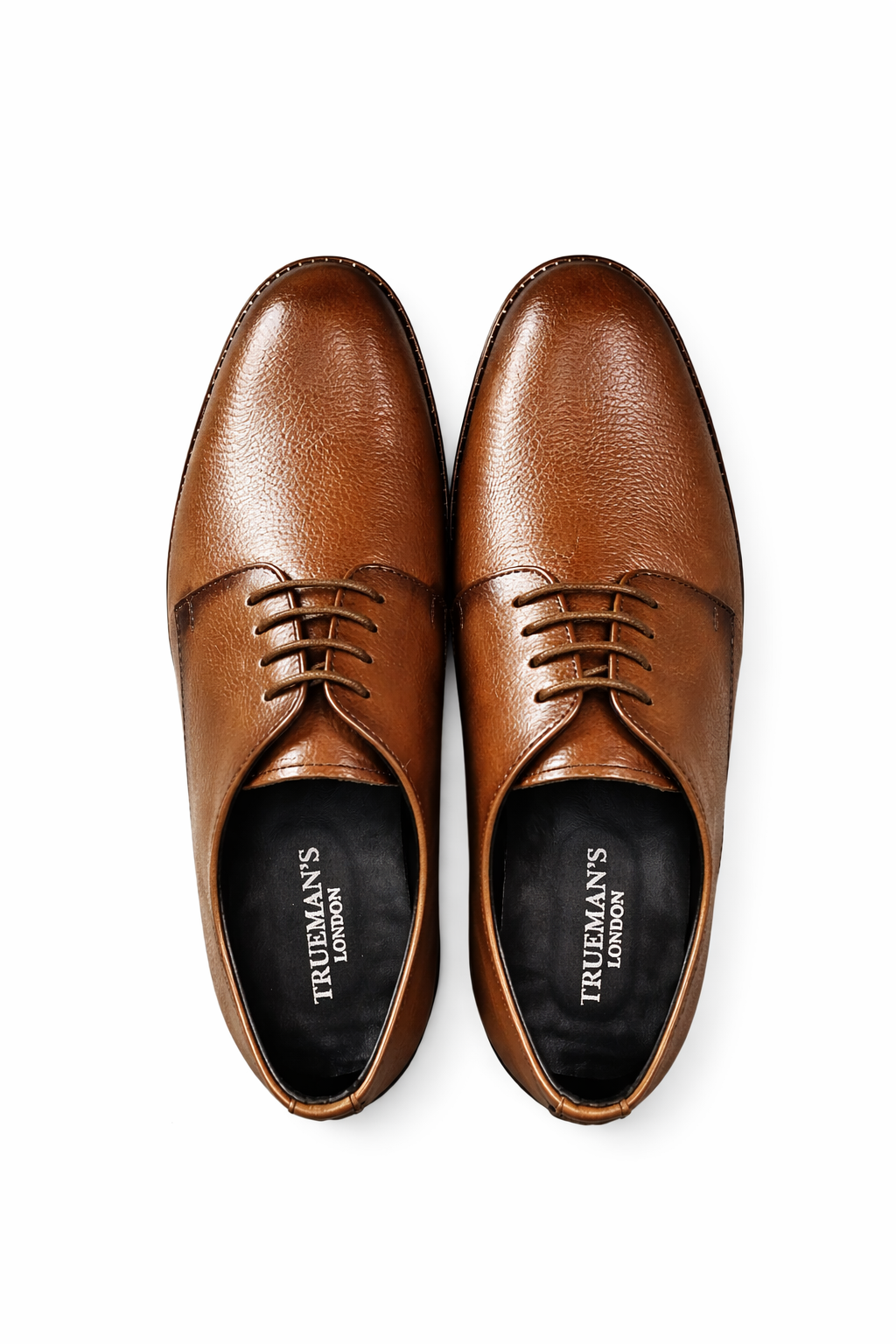 Trueman's London Men’s Plain Derby Shoes | Mild Leather