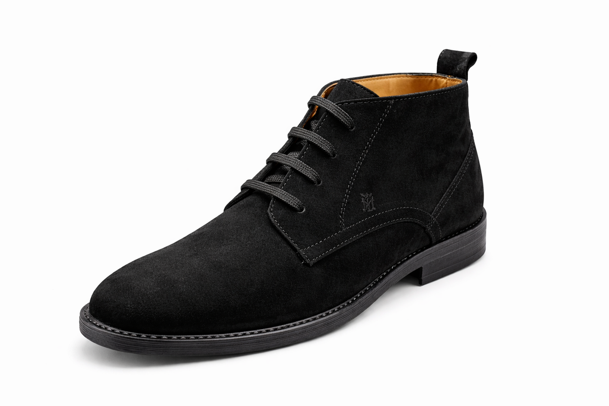 Trueman's London Men’s Chukka Boots | Suede Leather