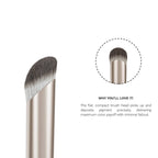 PAC S12 Eyeshadow Packer Brush - Dome Shaped Ideal for Detailed Application, Works with all Formulas
