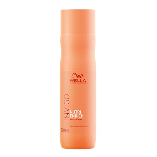 Wella Professionals Invigo Nutri-Enrich Shampoo for Damaged Hair | 250 ml | Nourishing, Hydrating Hair Cleanser for Dry Hair | With Goji Berry Nutrients  from WELLA PROFESSIONALS