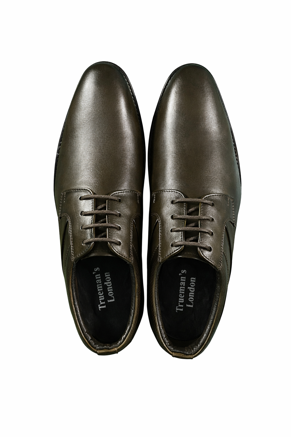 Trueman's London Men’s Saddle Derby Shoes | Crust Leather