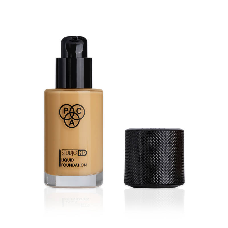 PAC Studio HD Liquid Foundation - 1.9 with Blending Foundation Brush