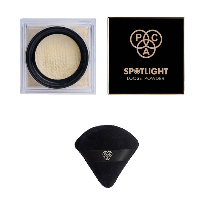 PAC Spotlight Loose Powder with Pizza Puffa Black (Small)