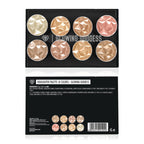 PAC Glowing Goddess Highlighter Palette - Intense Glow, Silky Smooth Micro Pearls, Blends Seamlessly