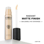 PAC Studio HD Liquid Concealer - Radiant Matte Finish, Long Wearing Buildable Coverage