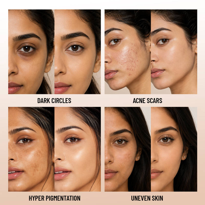 PAC Studio HD Liquid Concealer - Radiant Matte Finish, Long Wearing Buildable Coverage