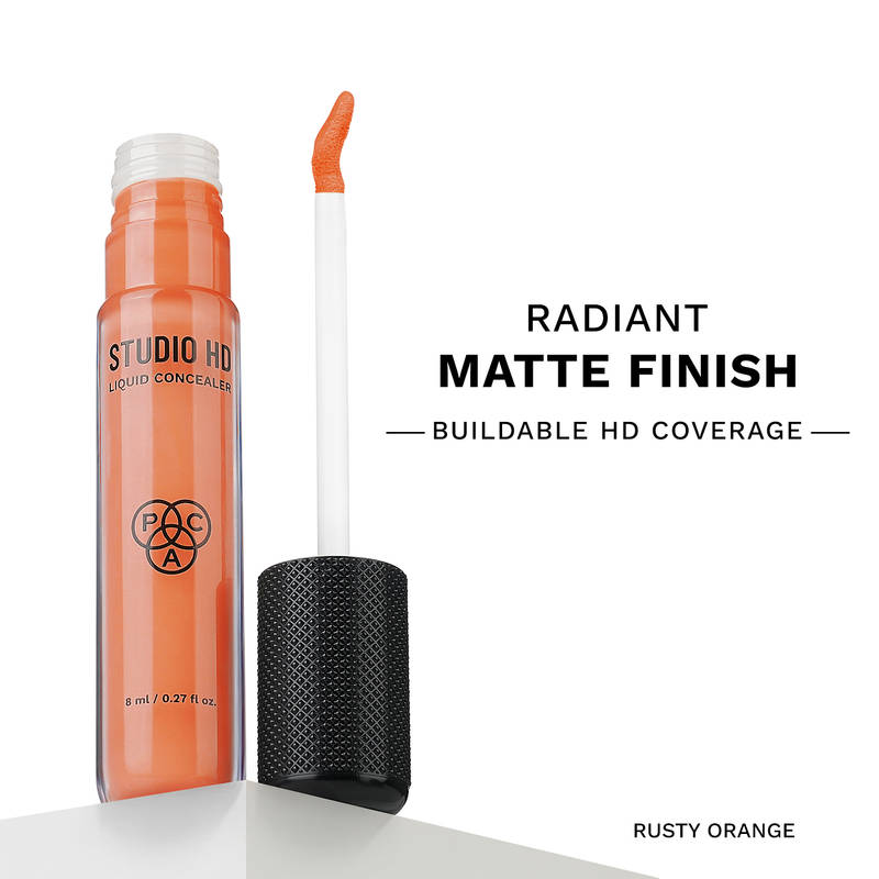 PAC Studio HD Liquid Concealer - Radiant Matte Finish, Long Wearing Buildable Coverage