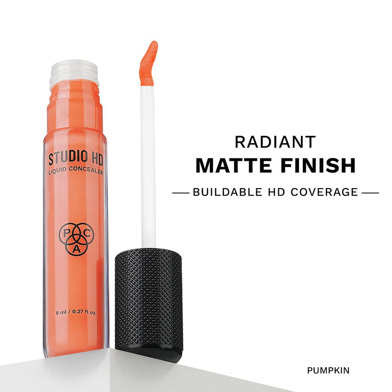 PAC Studio HD Liquid Concealer - Radiant Matte Finish, Long Wearing Buildable Coverage