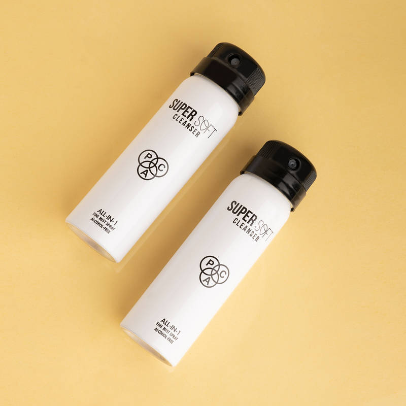 PAC Super Soft Cleanser - Removes Makeup Stains Gentle Formula Alcohol-free