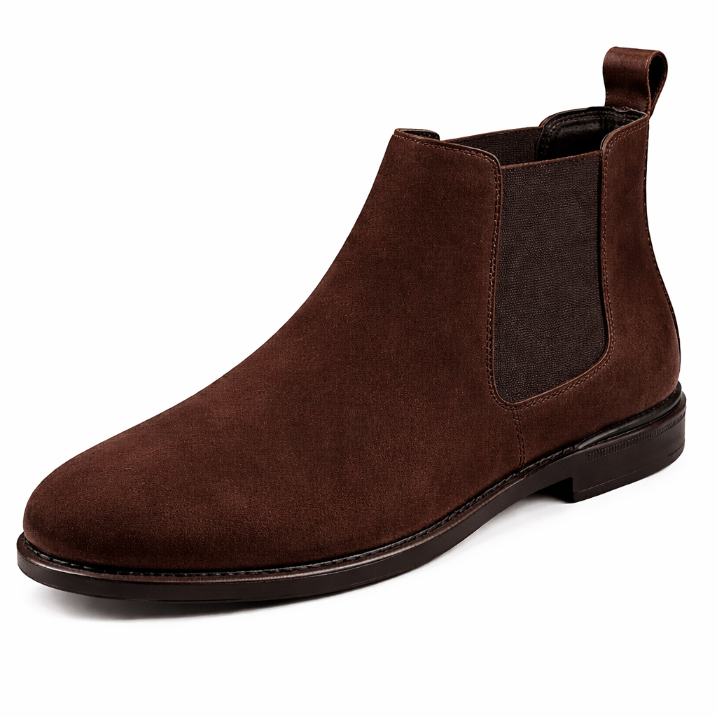 Trueman's London Men’s Chelsea Boots | Suede Leather