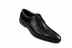 Trueman's London Men’s T-Toe Derby Shoes | Crust Leather (black / 6)