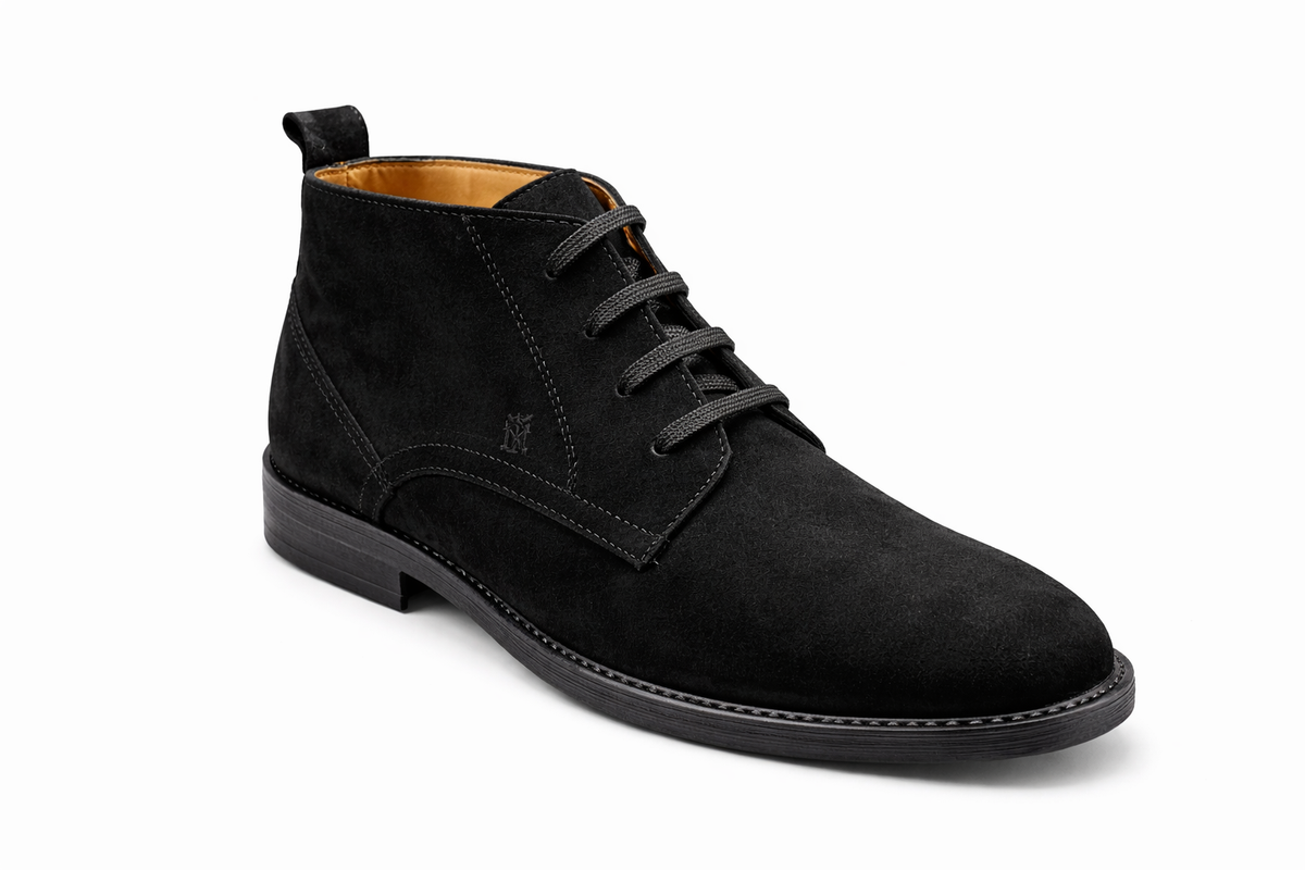 Trueman's London Men’s Chukka Boots | Suede Leather