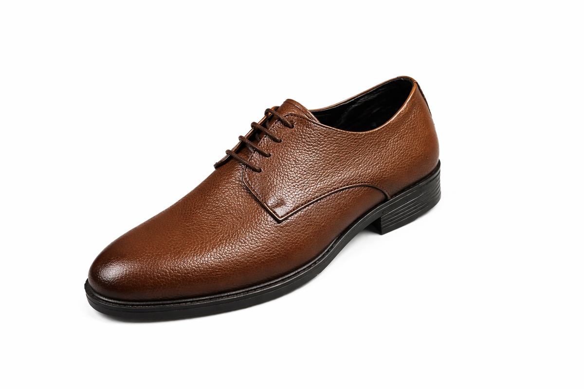 Trueman's London Men’s Plain Derby Shoes | Mild Leather