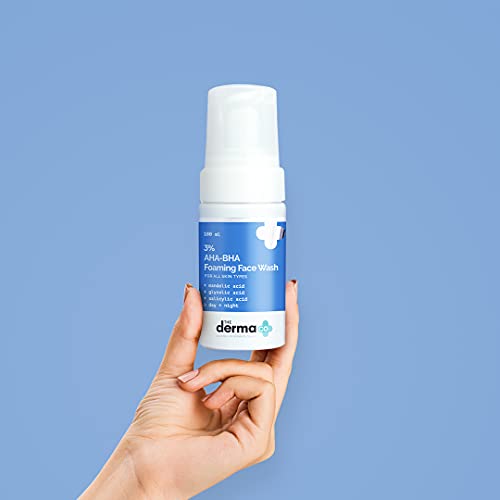 The Derma Co AHA-BHA Foaming Cleanser  from The Derma Co