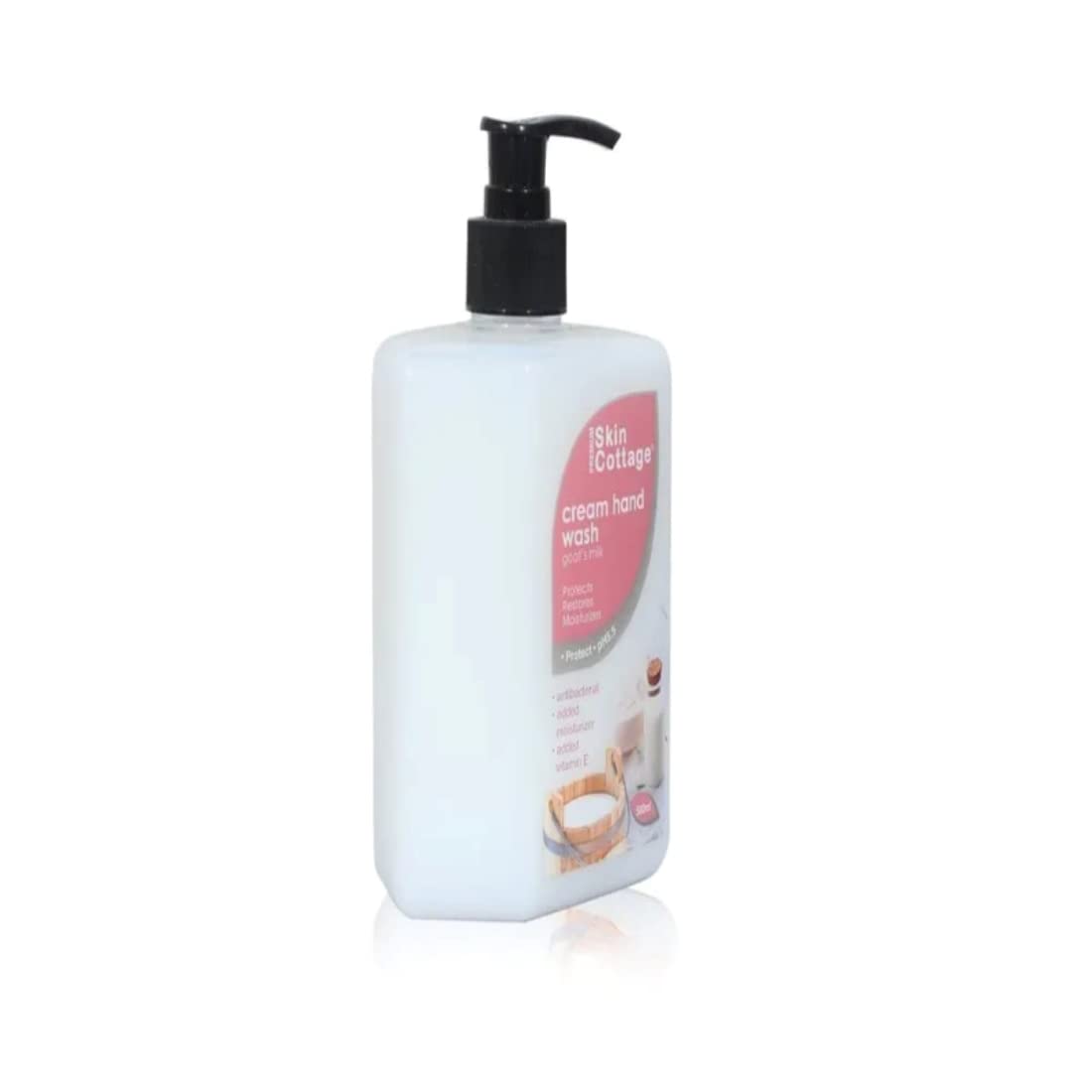 Skin Cottage Goat’s Milk Cream Hand Wash - Antibacterial Hand Soap with Added Moisturizer and Vitamin E ( 500 ml )  from Skin Cottage