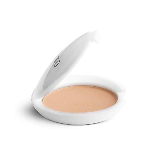 Colorbar Radiant White UV Compact Powder, Sandy Nude, 9g | Lightweight | Nourishing | Enriched with Vitamin E and Vitamin C | SPF 18  from Colorbar