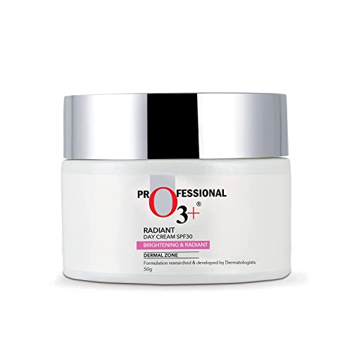 O3+ Radiant Day Cream SPF 30 | For Glowing, Even Skin Tone | Moisturises & Protects All Skin Types 50g  from O3+