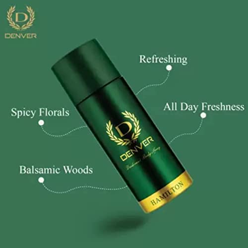 DENVER Hamilton Deodorant Body Spray - (165ML) | Long Lasting Deo for Men  from Denver