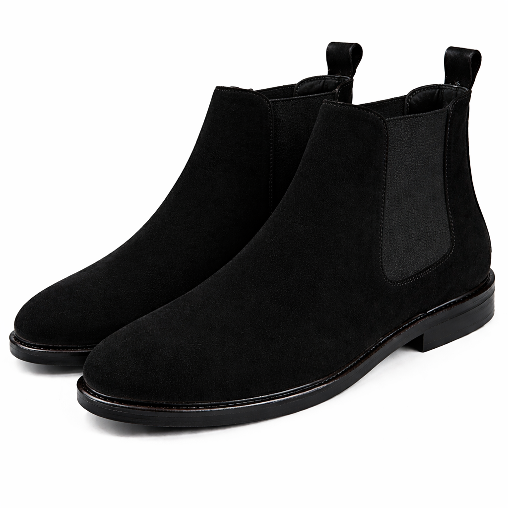 Trueman's London Men’s Chelsea Boots | Suede Leather