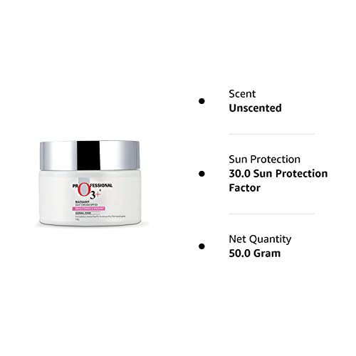 O3+ Radiant Day Cream SPF 30 | For Glowing, Even Skin Tone | Moisturises & Protects All Skin Types 50g  from O3+