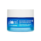 Plum 2% Niacinamide & Rice Water Oil-Free Gel Cream Moisturizer | All-Day Non-sticky Hydration | Brightens, Fades Blemishes & Dark Spots | Light | Dermatologically Tested | All Skin Types | Women & Men | 100% Vegan | 50 g  from Plum