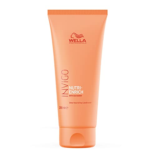 WELLA Professionals Invigo Nutri-Enrich Hair Conditioner 200 Ml Nourishing, Hydrating Hair Treatment For Dry And Damaged Hair With Goji Berry Nutrients,1 Count  from WELLA