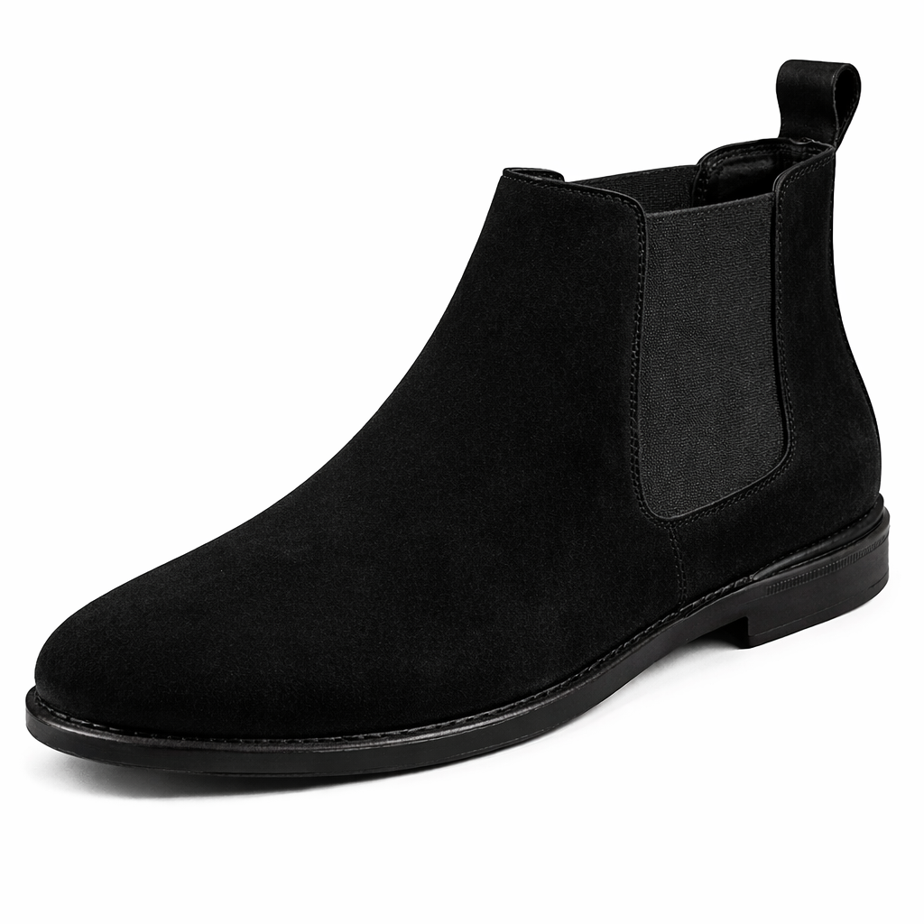 Trueman's London Men’s Chelsea Boots | Suede Leather