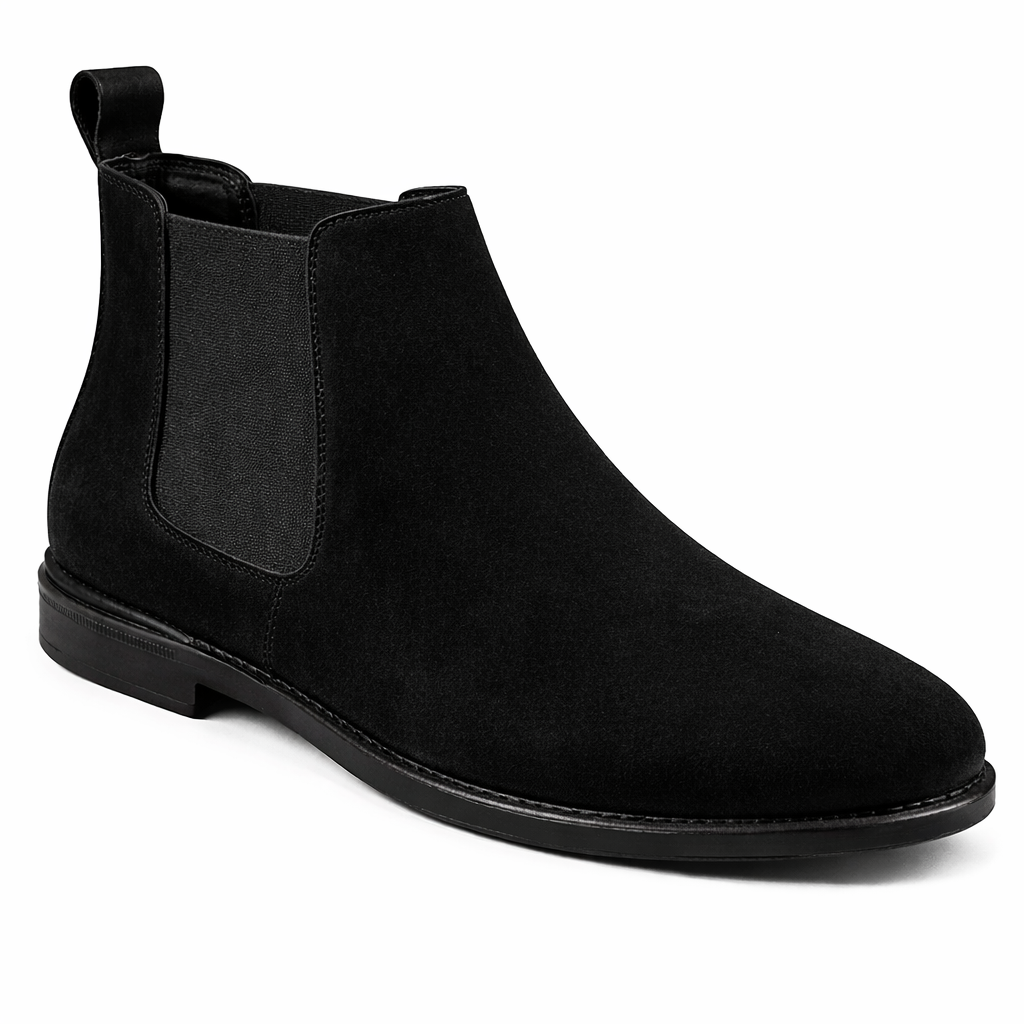 Trueman's London Men’s Chelsea Boots | Suede Leather