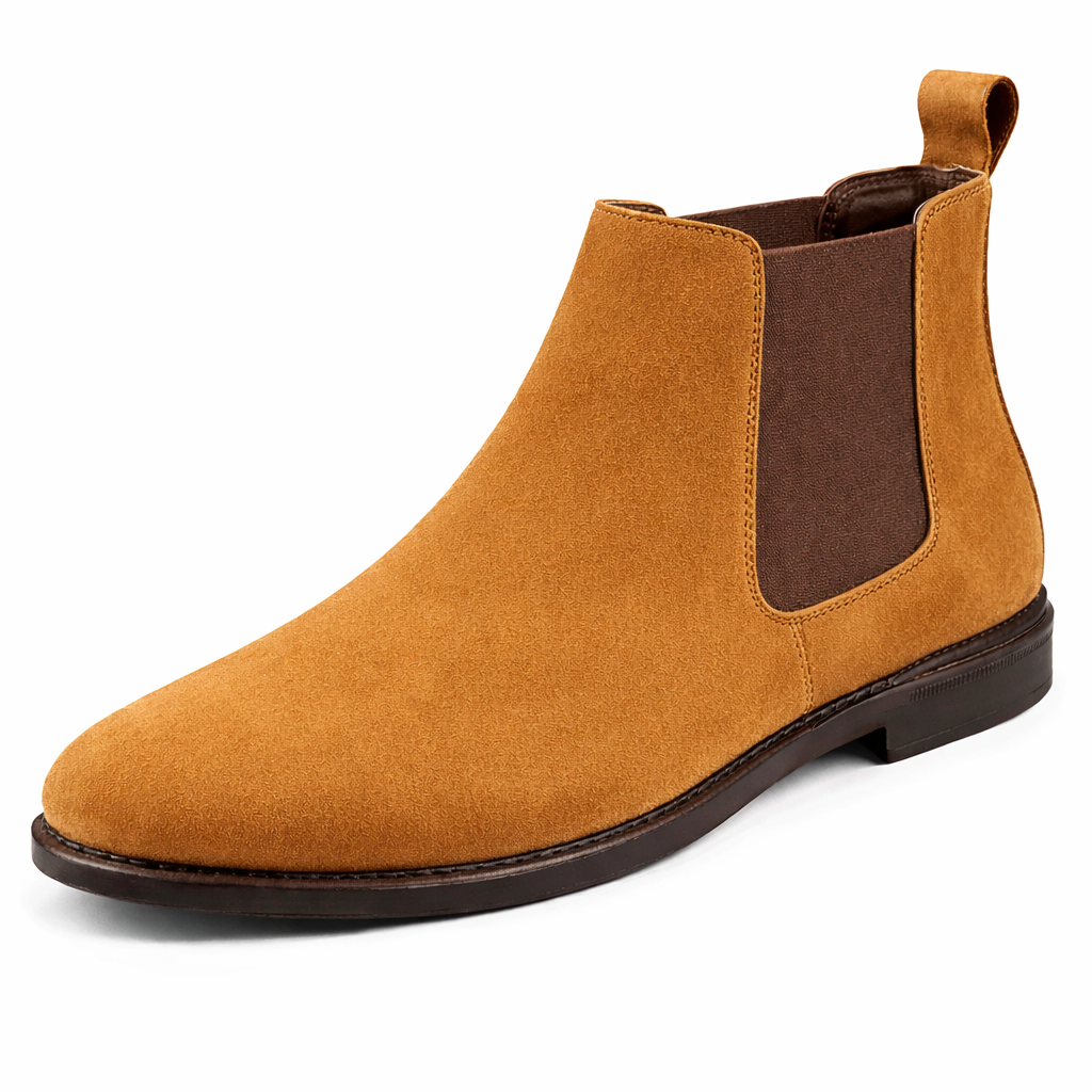 Trueman's London Men’s Chelsea Boots | Suede Leather