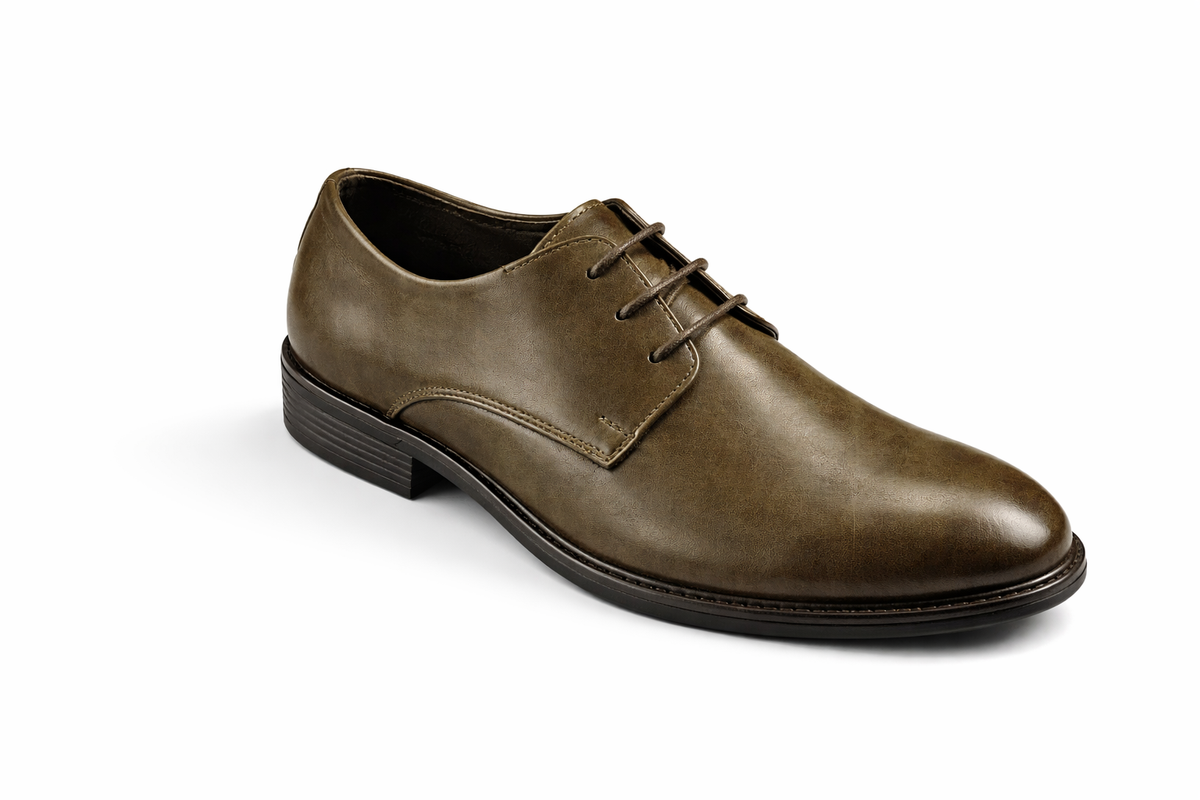 Trueman's London Men’s Plain Derby Shoes | Crust Leather