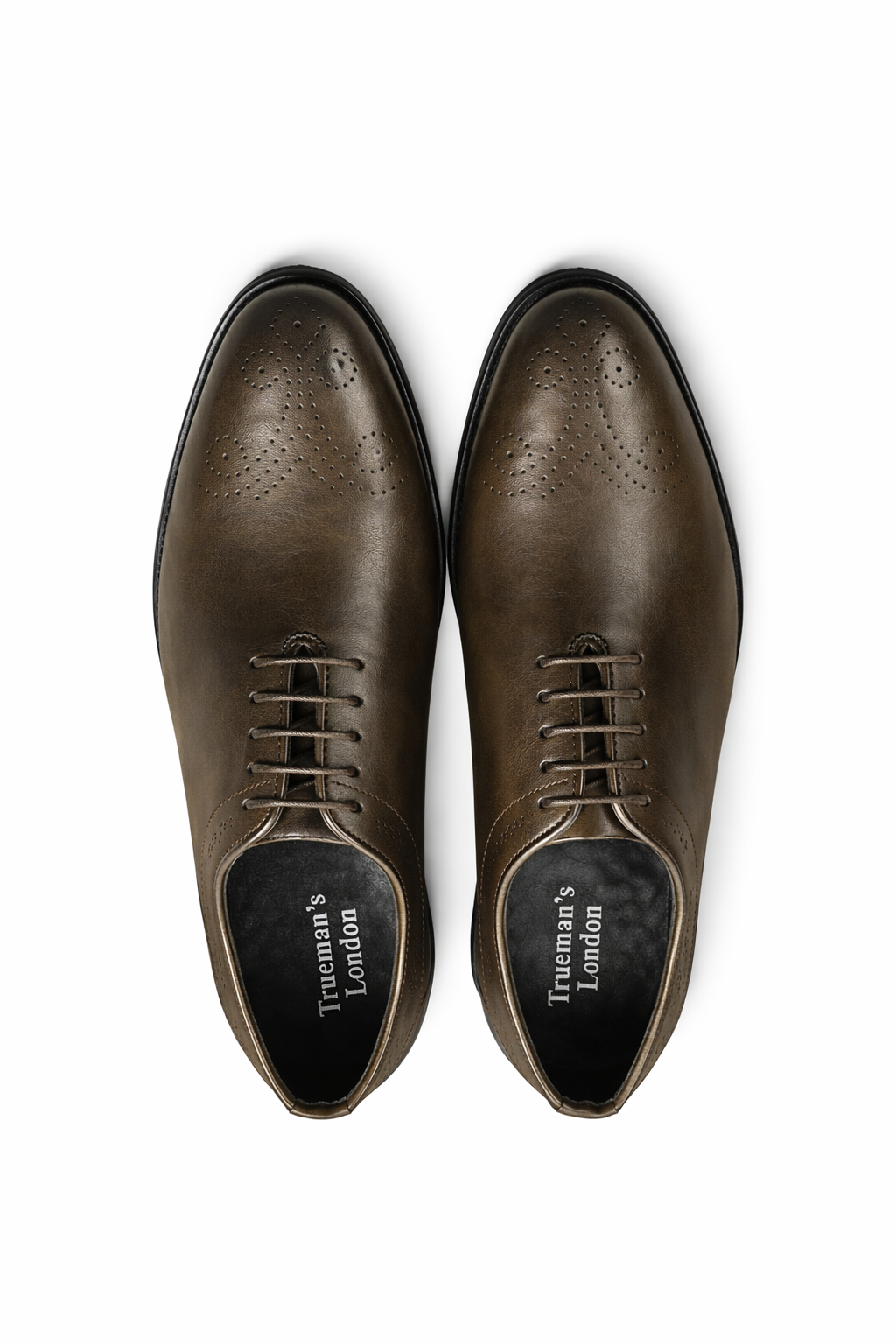Trueman's London Wholecut Oxford Shoes | Crust Leather