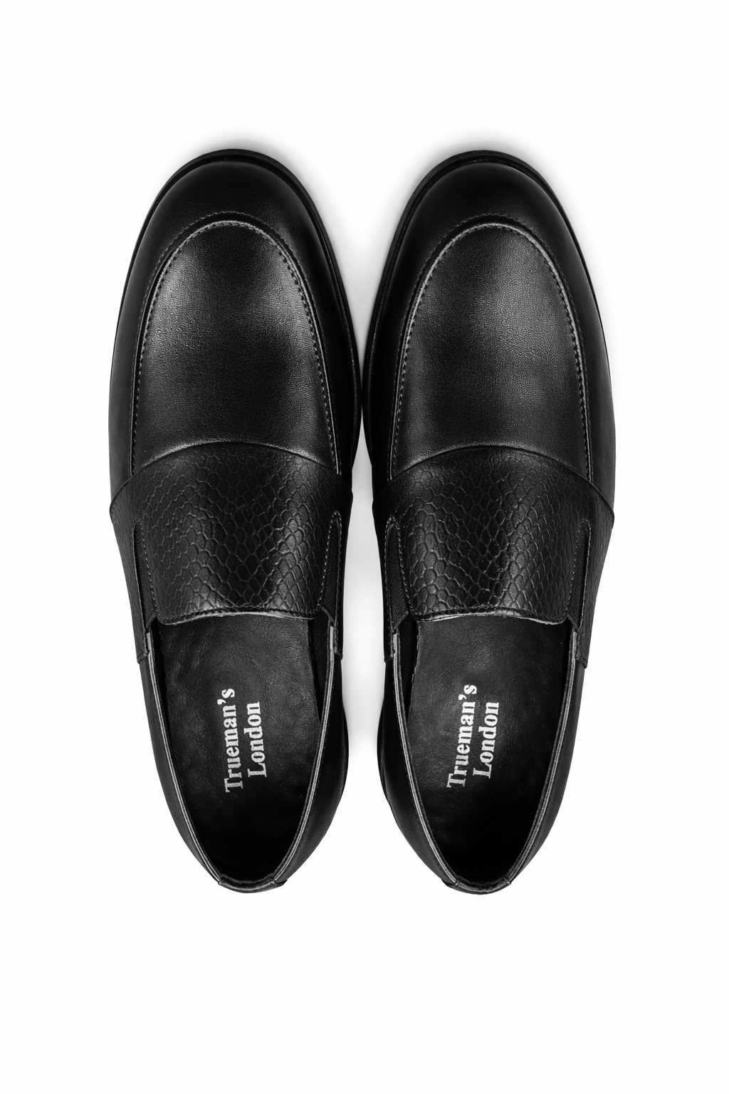 Trueman's London Men’s Apron Toe Loafers | Crust Leather