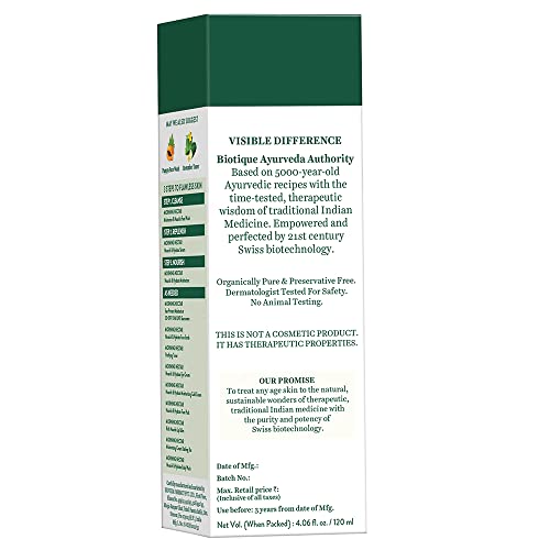 Biotique Morning Nectar Flawless Skin Moisturizer Cream | Prevents Dark Spots, Blackheads And Blemishes | Visibly Flawless Skin | Nourishes And Hydrates Skin| All Skin Types | 120Ml Face Cream from Biotique
