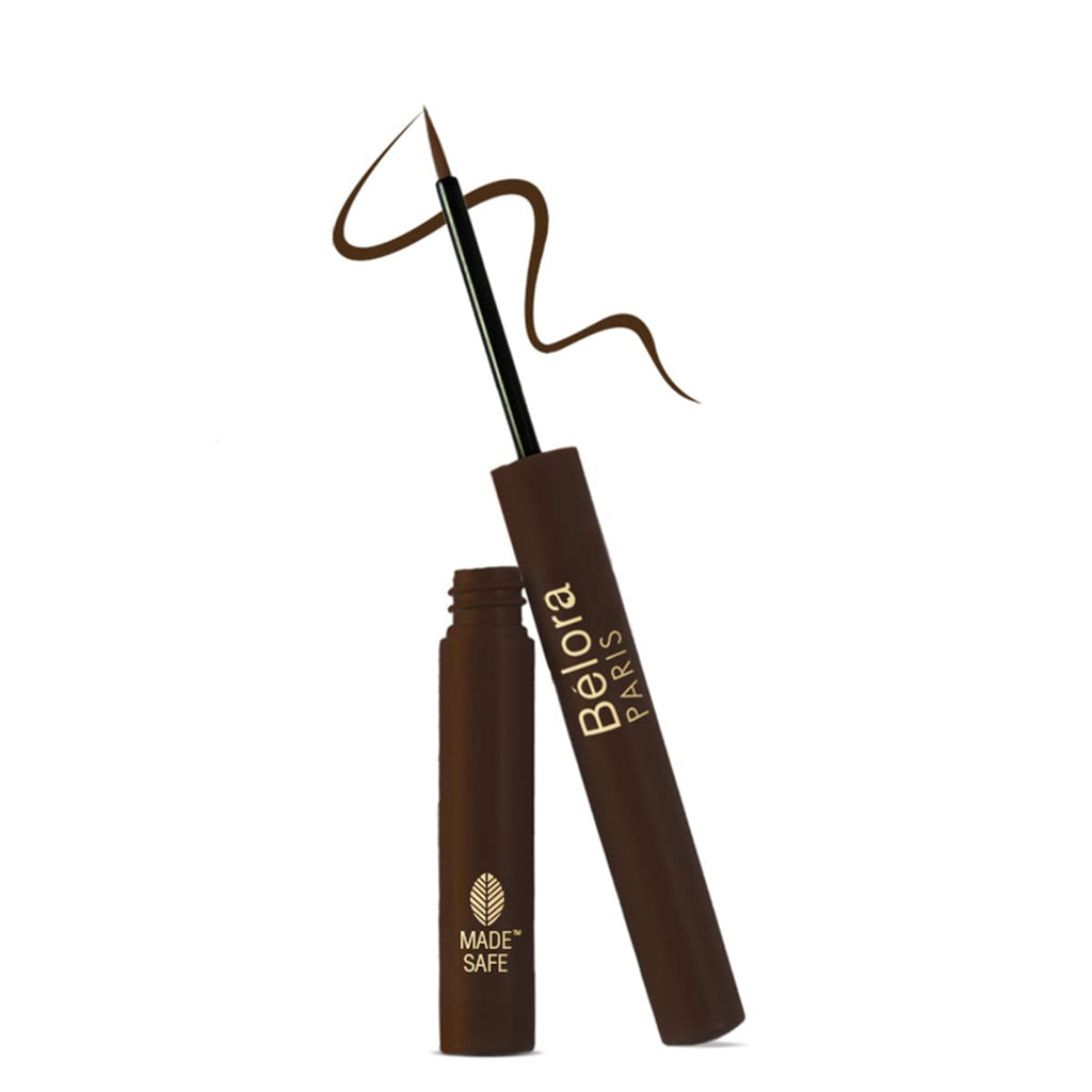 Belora Paris Colorful Desire Eyeliner | Matte Finish Liquid Eyeliner|Long stay 18 Hours | Smudgeproof |Waterproof | Intense Pigmentation -Sky High Blue  from Belora