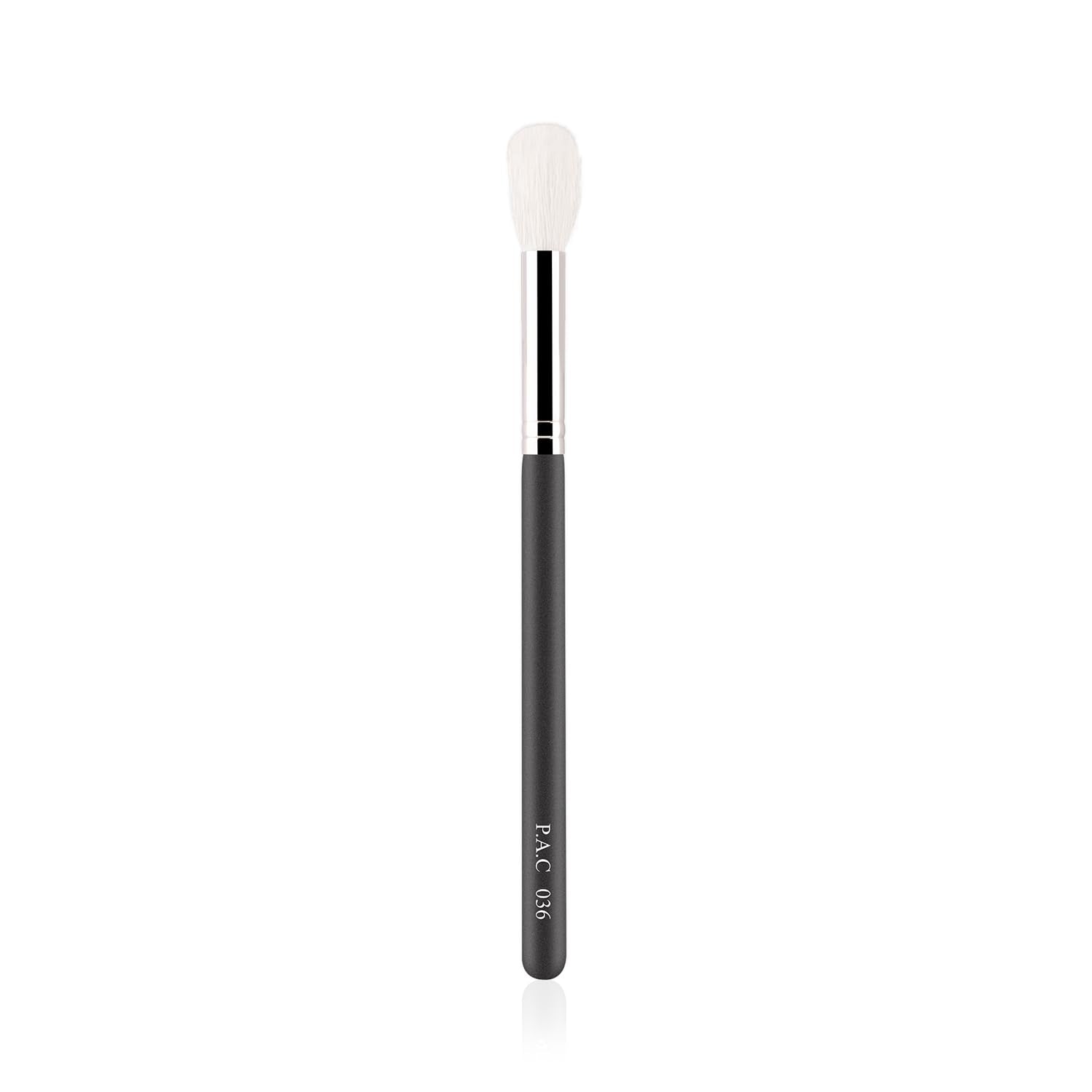 PAC Powder Brush 036 | Synthetic Bristle Makeup Brush | Blending Brush for Setting Powder Formulation | Medium Coverage Application | Black - 1 Brush  from PAC