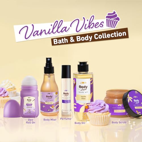 Plum BodyLovin' Vanilla Vibes Body Mist | Long Lasting Vanilla Fragrance For Women With Warm & Cozy Vanila Scent | High On Fun | Travel-Friendly Perfume Body Spray 100 ml  from Plum